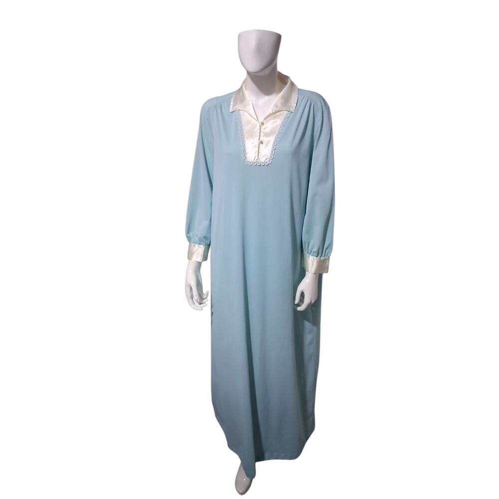 Vintage Fairycore Whimsy Women's‎ size Large Maxi Grannycore Nightgown Dress